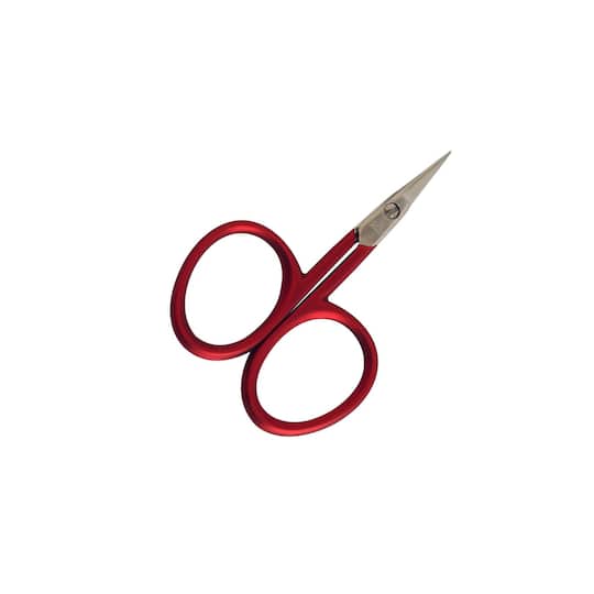 Premax 4" Red Mini Soft Touch Collection Embroidery Scissors